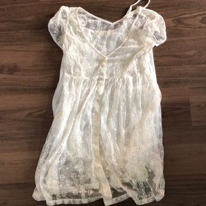 White lace dress (Denim & Supply by Ralph Lauren)